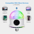 Bluetooth RGB Disco Party Light LED Stage Ball Light KTV Strobe DJ Activated Lamp by DailySale