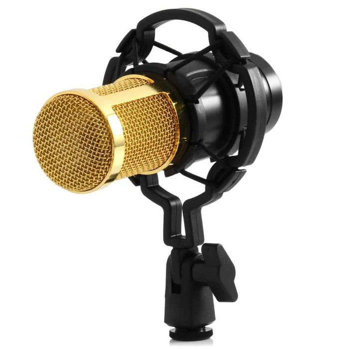 BM-800 Condenser Sound Recording Microphone with Shock Mount for Radio Braodcasting by DailySale