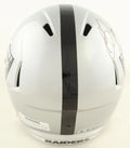 Bo Jackson Signed Raiders Full-Size Speed Helmet (Beckett) Beckett Witnessed by Price Is Right Miami