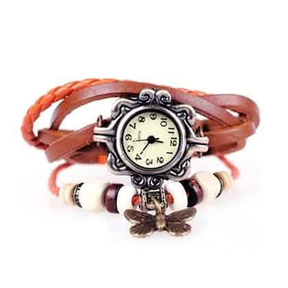 Boho Chic Vintage Inspired Handmade Butterfly Watch by DailySale