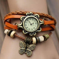 Boho Chic Vintage Inspired Handmade Butterfly Watch by DailySale