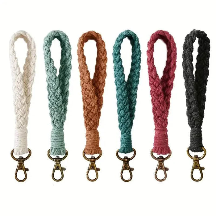 Boho Handmade Wristlet Bracelet Keyring by DailySale