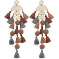Boho Long Tassel Fringe Earrings by DailySale