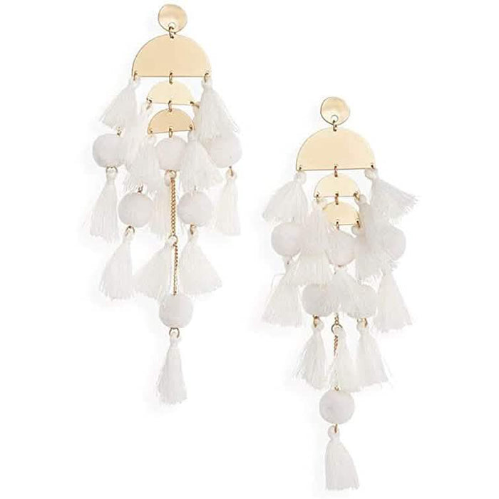 Boho Long Tassel Fringe Earrings by DailySale