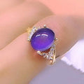 Boho Style Color Changing Mood Stone Cuff Rings by DailySale