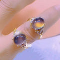 Boho Style Color Changing Mood Stone Cuff Rings by DailySale