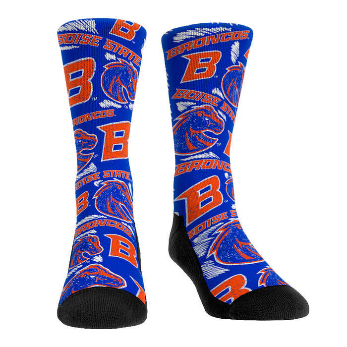 Boise State Broncos - Logo Sketch by Rock 'Em Socks