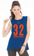 NCAA Boise State Broncos Womens Abby Muscle Tee, Size Large by Vanessa Jane