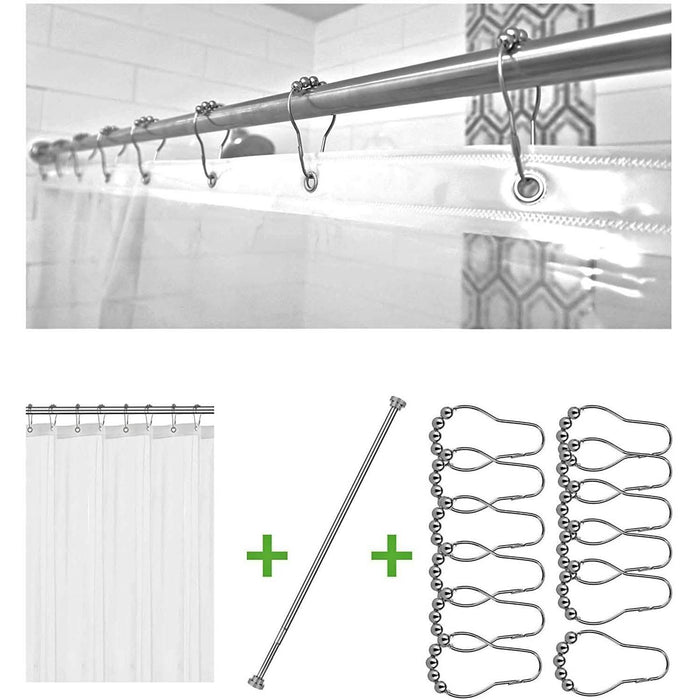 Bolford Shower Curtain & Rod Set by DailySale