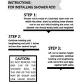Bolford Shower Curtain & Rod Set by DailySale