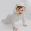 bonnet hat with ears | Ivory by Finn + Emma