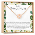 Bonus Mom Compass Pendant Necklace by Dear Ava