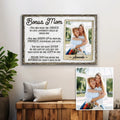 Bonus Mom Customized Sign by Tailored Canvases