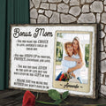 Bonus Mom Customized Sign by Tailored Canvases