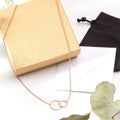 Bonus Mom Double Circles Necklace by Dear Ava