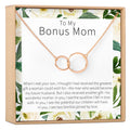 Bonus Mom Double Circles Necklace by Dear Ava