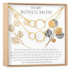 Bonus Mom Double Circles Necklace Set