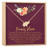 Bonus Mom Elephant Pendant Necklace