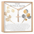 Bonus Mom Infinity Cross Necklace by Dear Ava