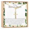Bonus Mom Infinity Cross Necklace by Dear Ava