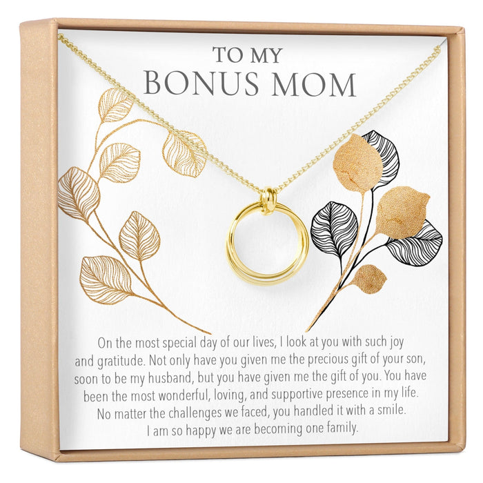 Bonus Mom Linked Circles Necklace by Dear Ava