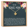 Bonus Mom Lotus Necklace by Dear Ava