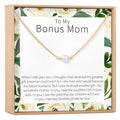 Bonus Mom Pearl Necklace by Dear Ava