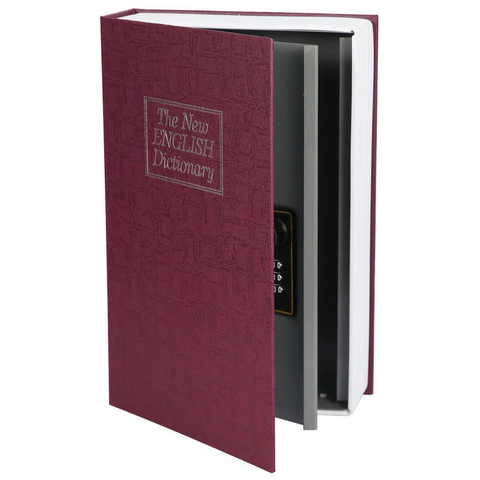 Book Safe with 3-Digit Combination Lock Storage Box by DailySale