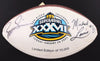 Boomer Esiason & Michael Lewis Signed SB XXXVII Football (Beckett)