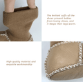 cozy booties | Cream by Finn + Emma