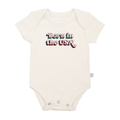graphic bodysuit | born in the usa by Finn + Emma