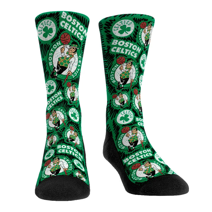 Boston Celtics - Logo Sketch by Rock 'Em Socks