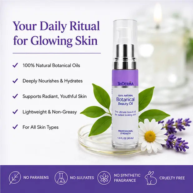 Botanical Age Defy 100% Natural Beauty Oil by TriDerma MD