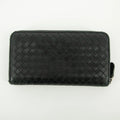 Bottega Black Intrecciato Weave Wallet #1443 by Bolt Boutique