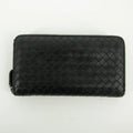 Bottega Black Intrecciato Weave Wallet #1443 by Bolt Boutique