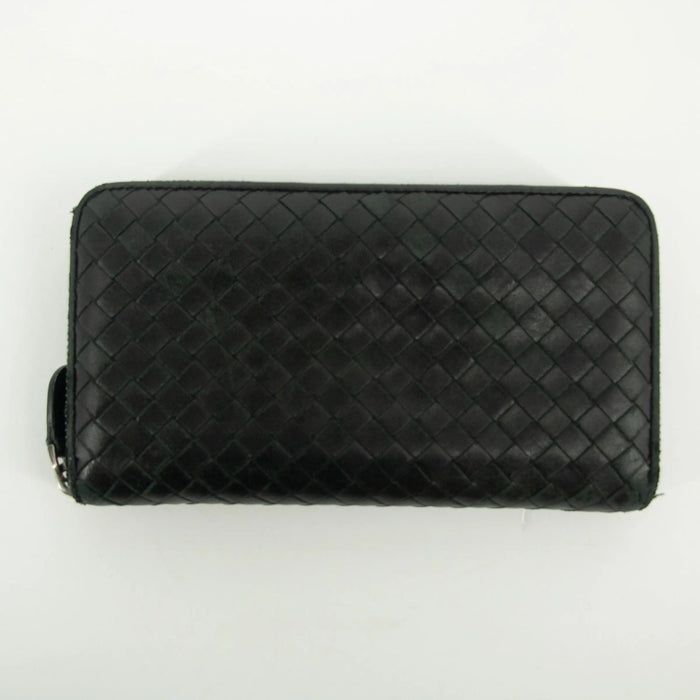 Bottega Black Intrecciato Weave Wallet #1443 by Bolt Boutique
