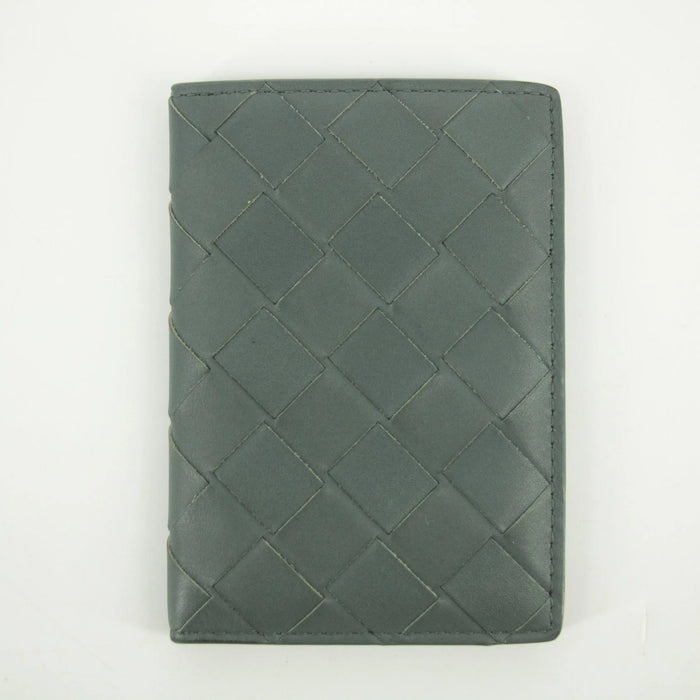 Bottega Veneta Gray Intecciato Leather Card Case #2392 by Bolt Boutique