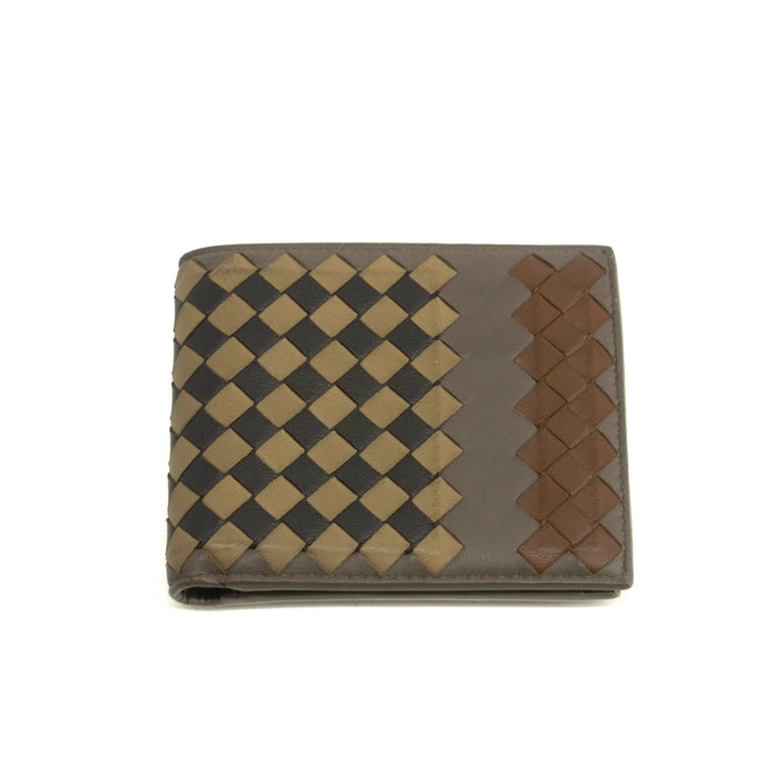 Bottega Veneta Grey Quilted Multicolor Bifold Wallet #3998 by Bolt Boutique
