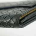 Bottega Veneta Intrecciato Black Long Wallet #4615 by Bolt Boutique