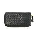 Bottega Veneta Intrecciato Black Zippy Long Wallet #3944 by Bolt Boutique