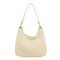 Bottega Veneta Intrecciato Cream Shoulder Bag #3064 by Bolt Boutique