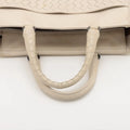 Bottega Veneta Intrecciato Leather 2 Way Handbag White #1816 by Bolt Boutique