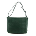 Bottega Veneta Intrecciato Quilted Green Messenger Bag #3646 by Bolt Boutique
