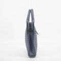Bottega Veneta Leather Intrecciato Briefcase Business Bag Blue #2081 by Bolt Boutique