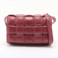 Bottega Veneta Padded Cassette Maxi Intrecciato Leather Shoulder Bag Bordeaux #2524 by Bolt Boutique