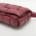 Bottega Veneta Padded Cassette Maxi Intrecciato Leather Shoulder Bag Bordeaux #2524 by Bolt Boutique
