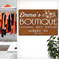 Boutique Sign V by Tailored Canvases