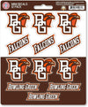 Bowling Green State University Falcons 12-Piece Mini Decal Sticker Set, 5x6 Inch Sheet, Gift for football fans for any hard surfaces around home, automotive, personal items