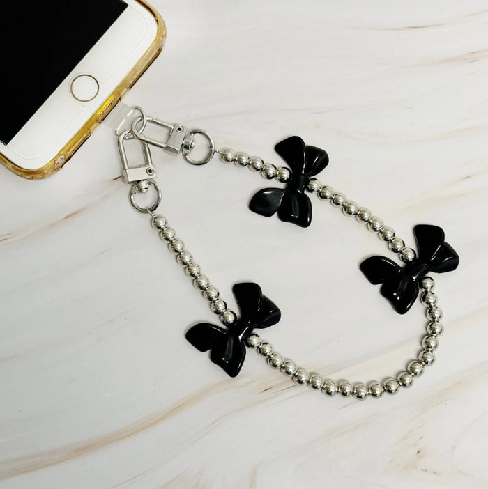 Bows And Beads Phone Wrist Lanyard by Ellisonyoung.com