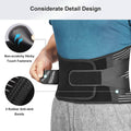 Braces for Lower Back Pain Relief with 6 Stays by DailySale